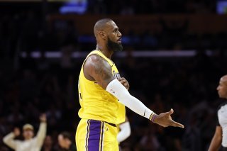 LeBron James a brillé mardi face aux Lakers KEYSTONE/AP/Kevork Djansezian